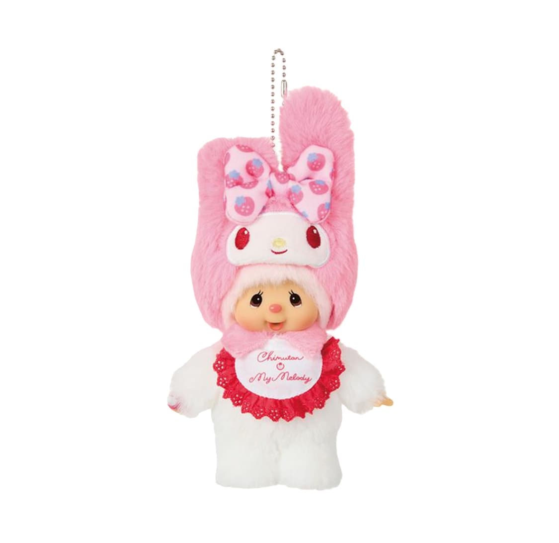 몬치치 x 산리오 캐릭터즈 마이 멜로디 치무탄 키체인 상품이미지1