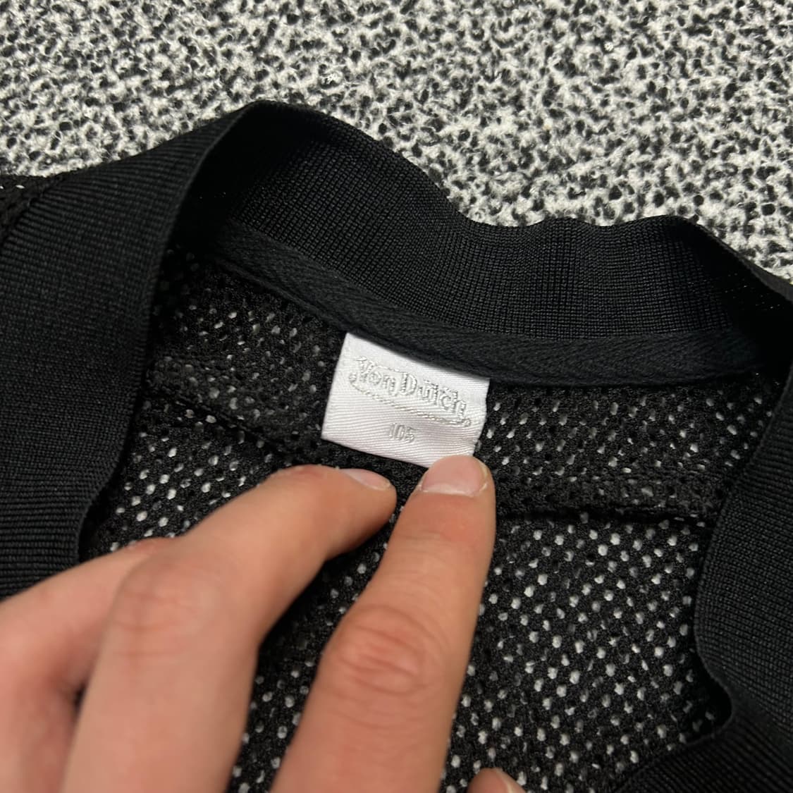 본더치 매쉬 블랙 집업 자켓 상품이미지4