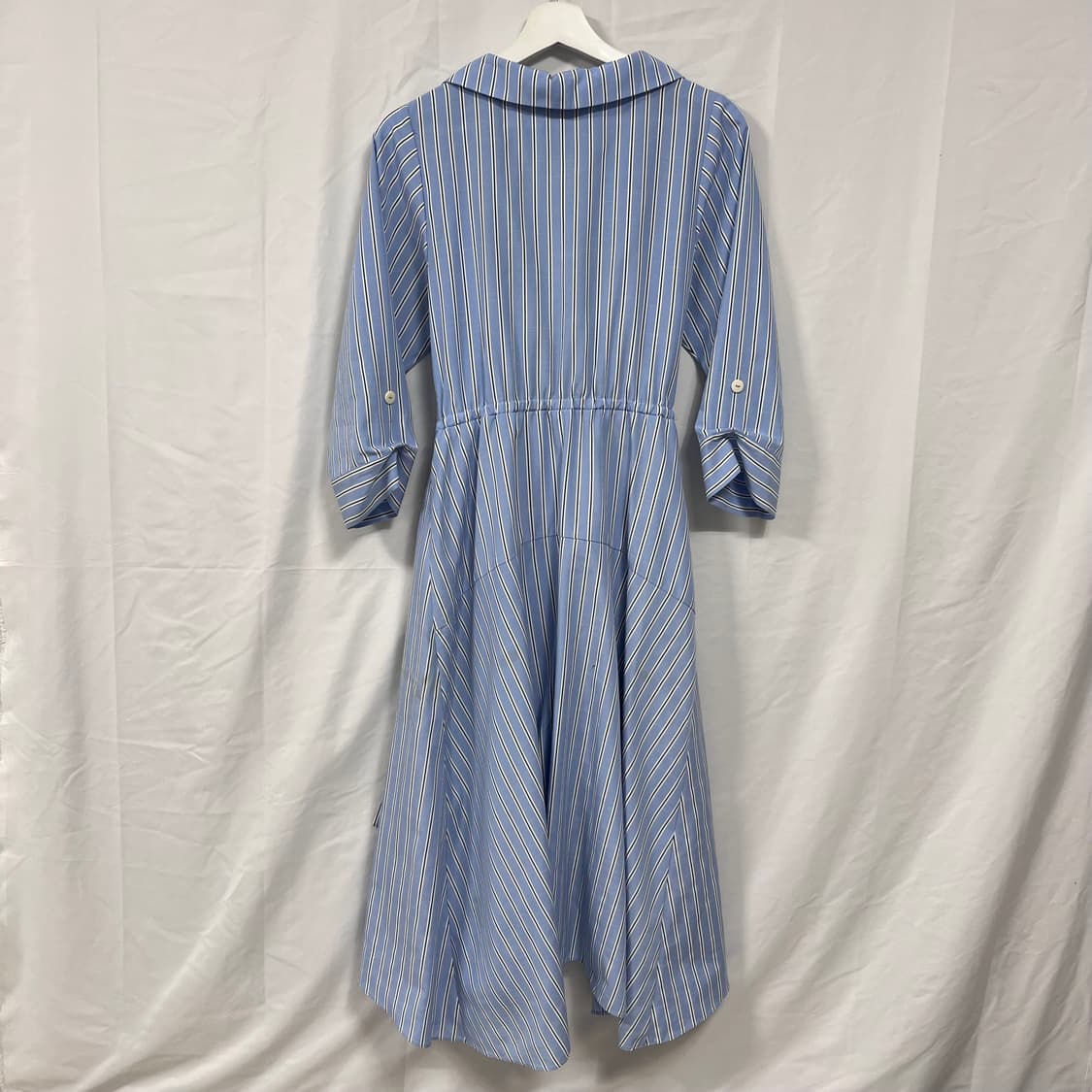 에고이스트 스트라이프 벨티드 셔츠 원피스 상품이미지2