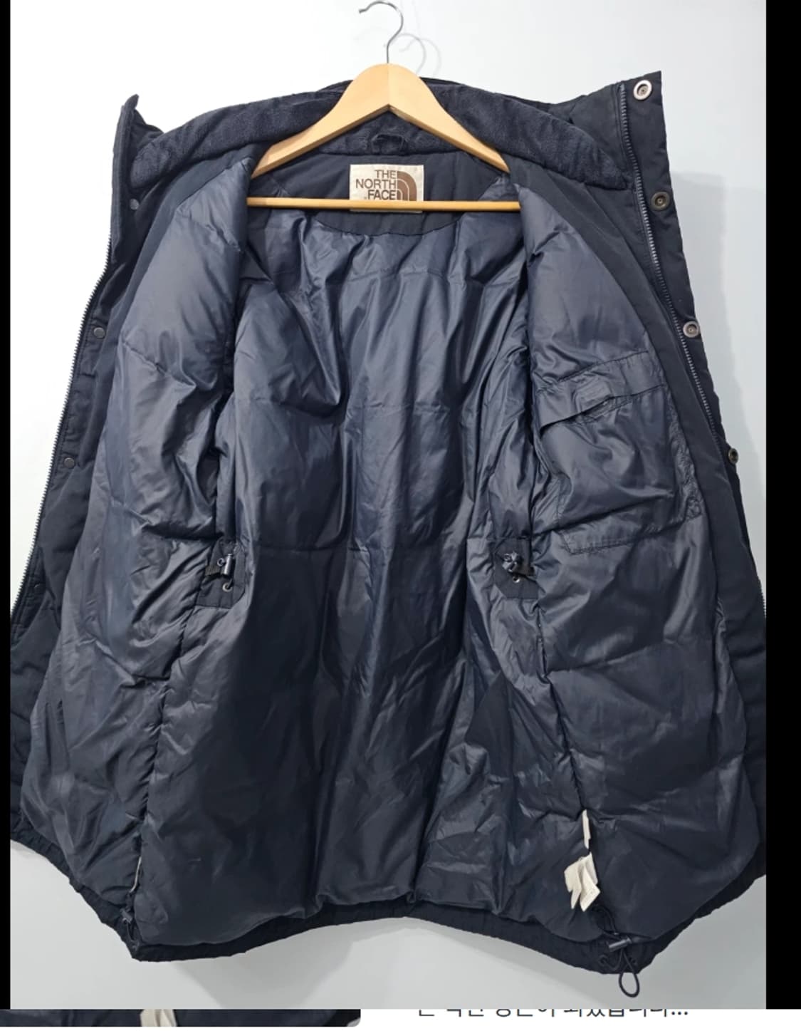 노스페이스 롱패딩 M (95) 검정 상품이미지4