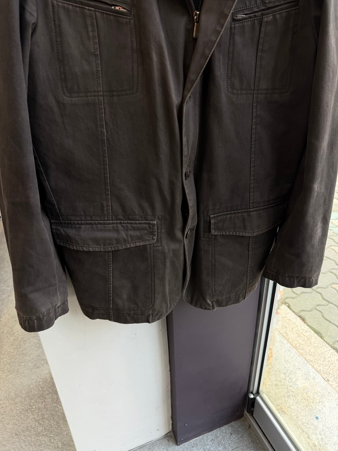 52/ 로로피아나 워싱 패디드 헌팅자켓 상품이미지4