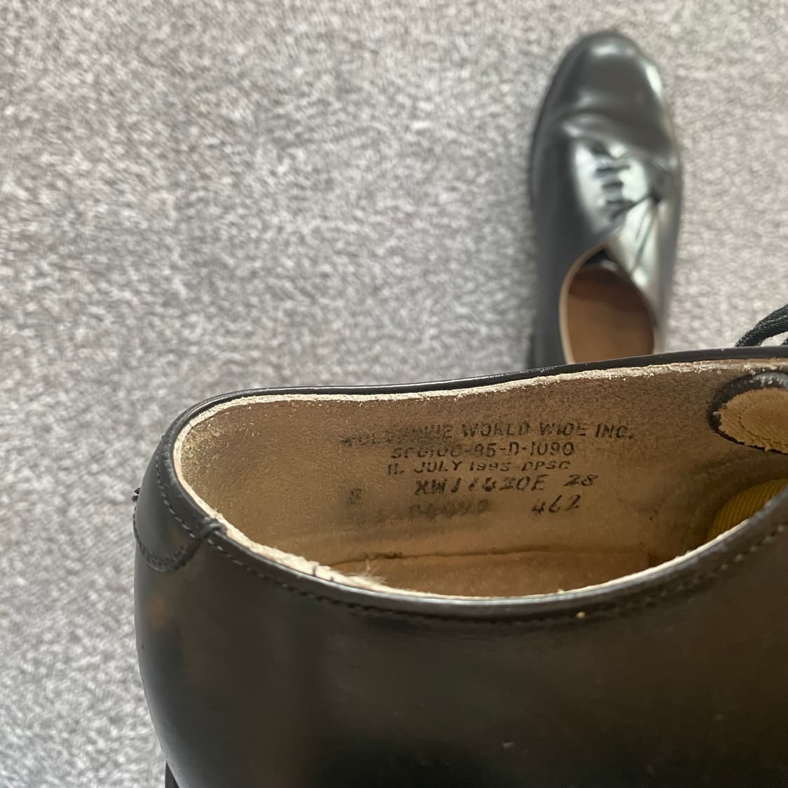 1995 US8XW 미해군단화 서비스슈즈 wolverine 상품이미지6