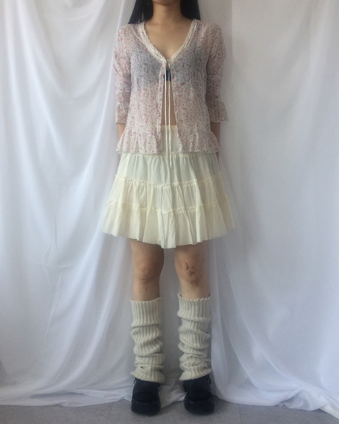 Layer mini skirt 상품이미지4