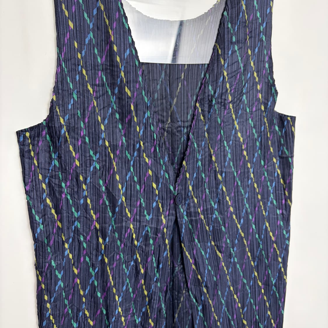 이세이미야케 플리츠 레이어드 원피스 앞치마 상품이미지7