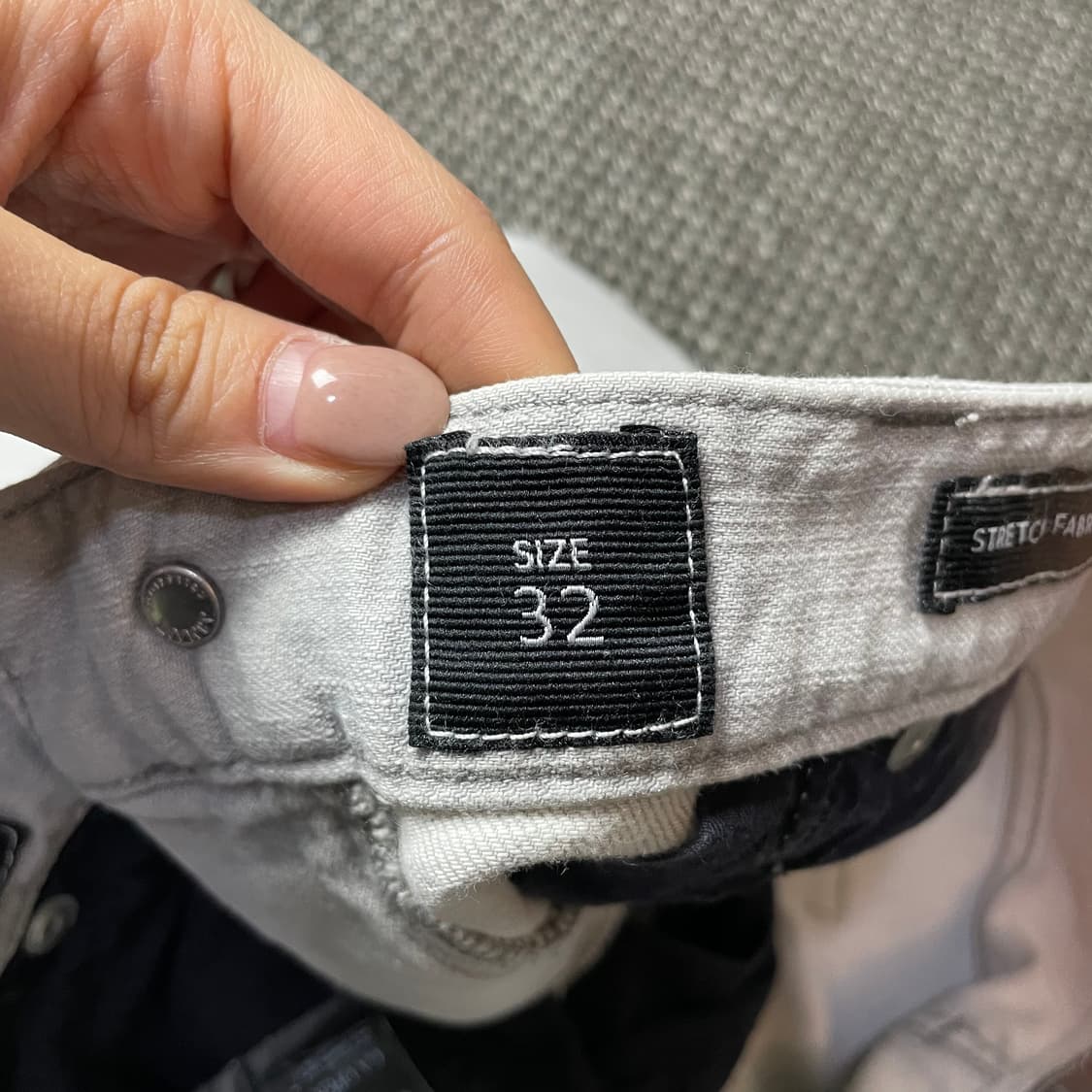 (32) 아르마니 꼴레지오니 라이트그레이 데님 팬츠 슬림핏 상품이미지6