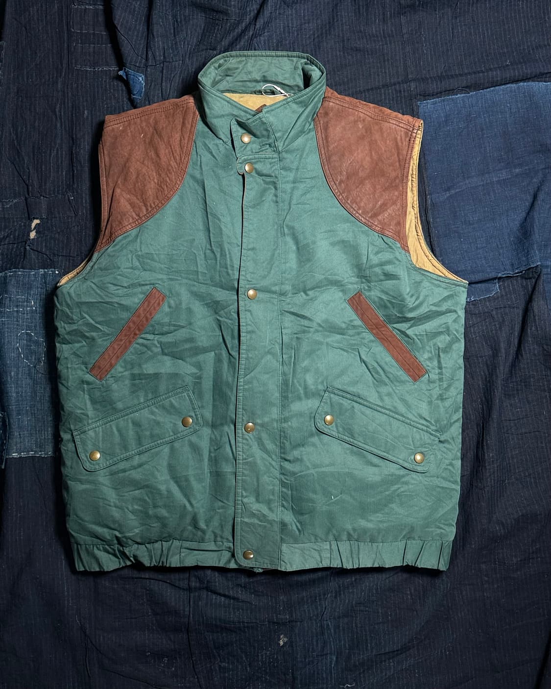 80-90‘s 에디바우어 구스다운 아웃도어 베스트 L 상품이미지1