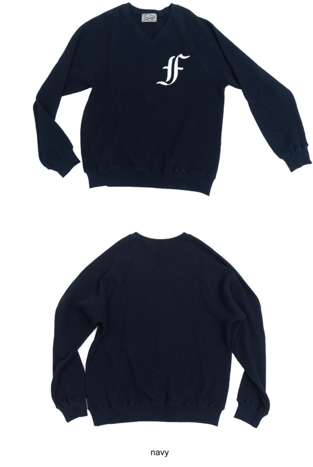 [F.E.E.S] waffle boxy MTM (navy) 상품이미지2