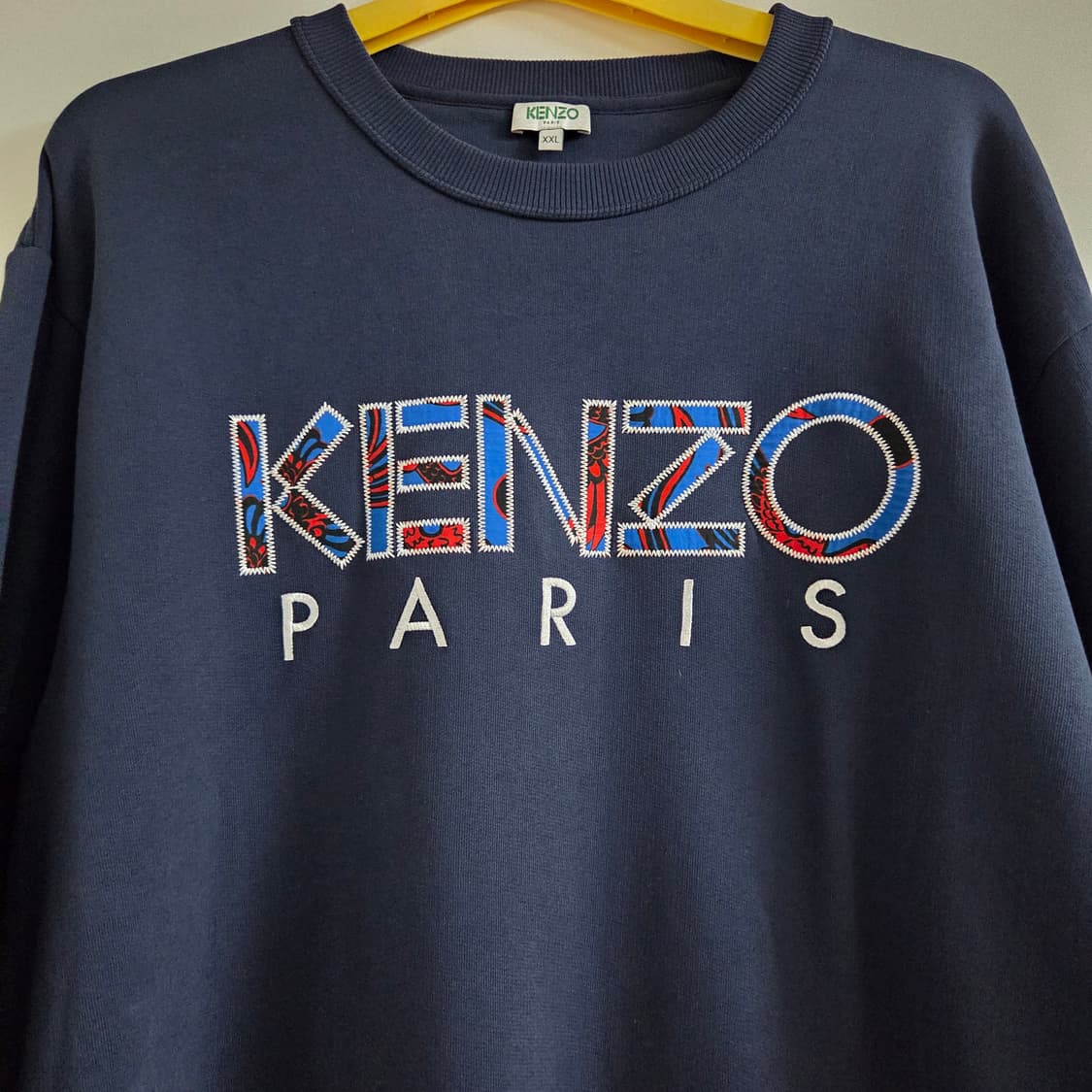 KENZO 겐조 남성 로고 자수 맨투맨 스웻 셔츠 상품이미지2