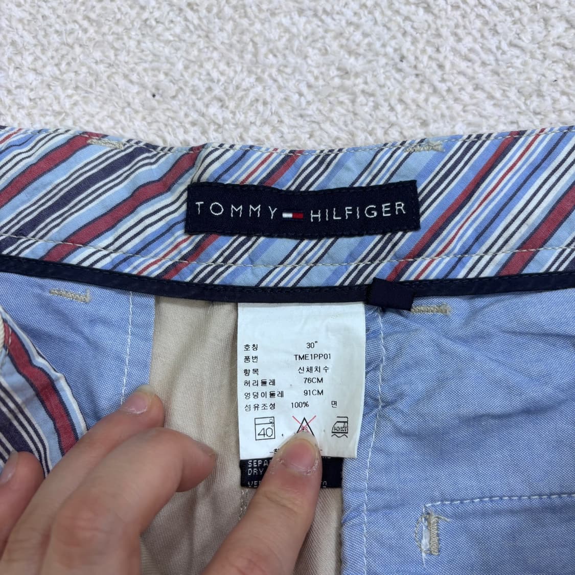 30 타미힐피거 치노 와이드 팬츠 0327E 상품이미지3
