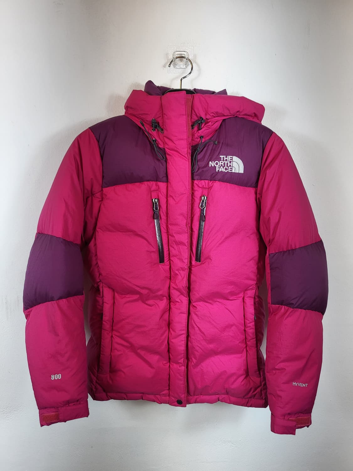 노스페이스 여성 하이벤트 구스800 후드패딩 90-95 S 상품이미지1