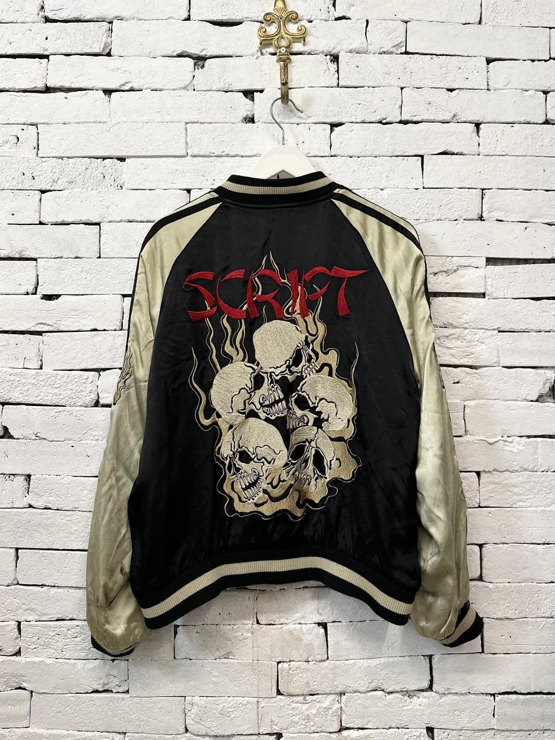 Japanese clasic scrpt Black Skull Skajan 상품이미지2