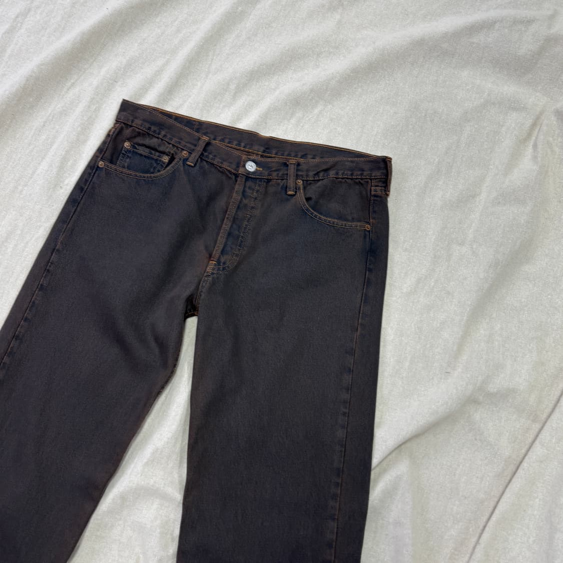 리바이스 90s 블랙브라운 워싱 501 36(32~34) 상품이미지3