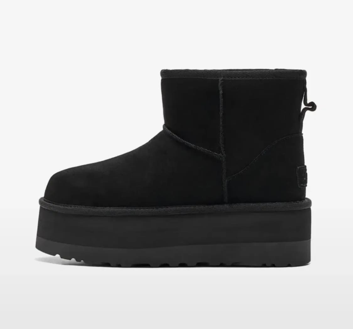 어그 ugg 플랫폼 블랙 8사이즈 상품이미지1