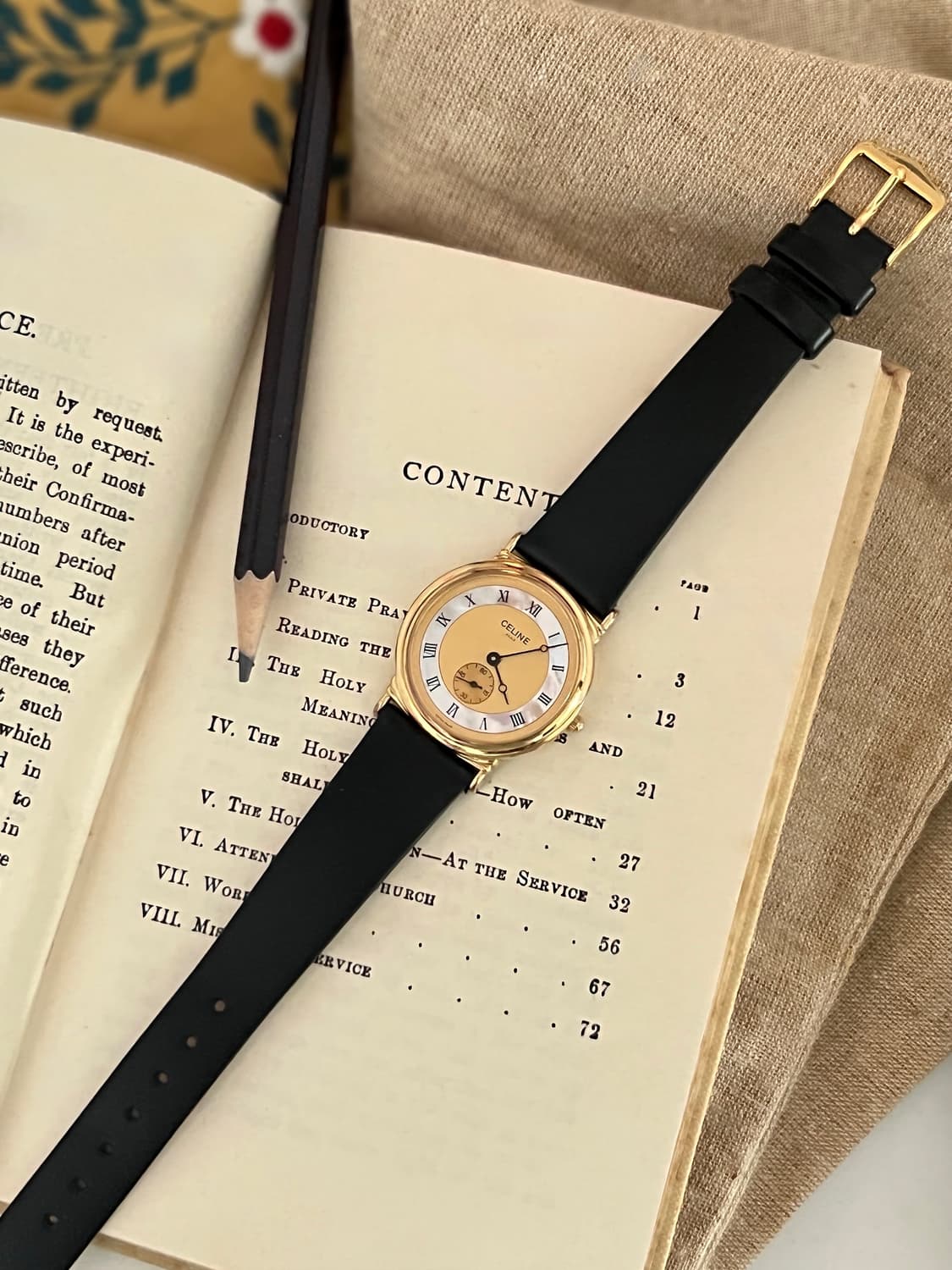 셀린느 스몰 세컨드 시계 (L사이즈,남여공용) / 정품감정. 케어 상품이미지3