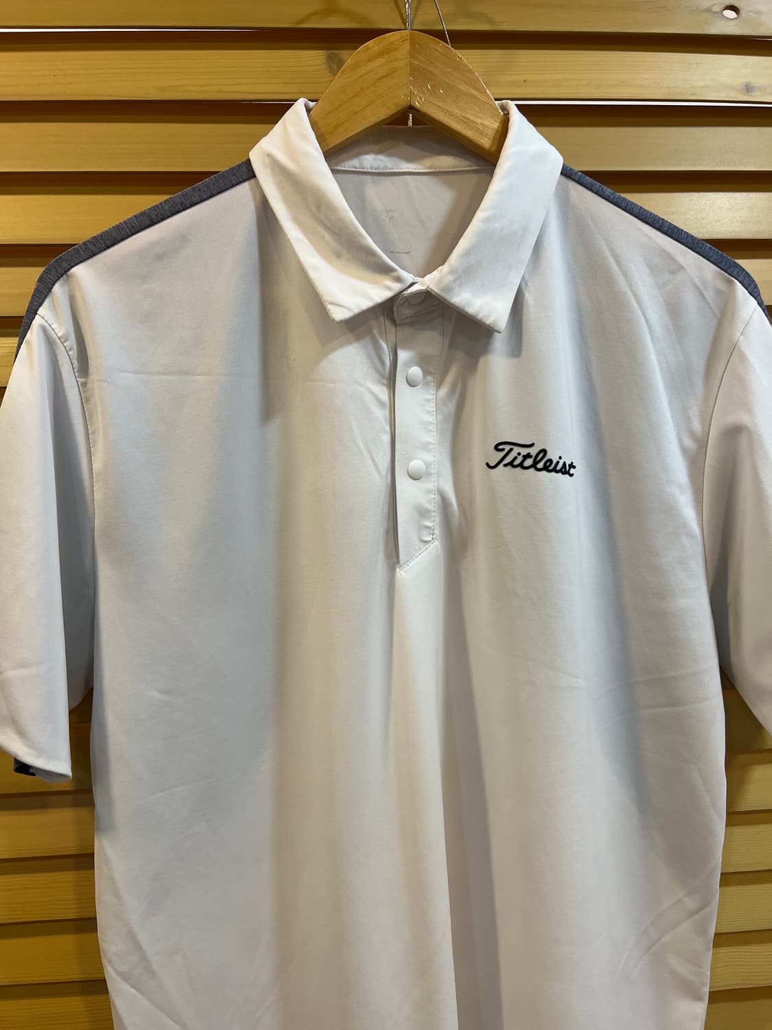 타이틀리스트 남성 아이보리 기능성반팔티셔츠 골프티셔츠 상품이미지1