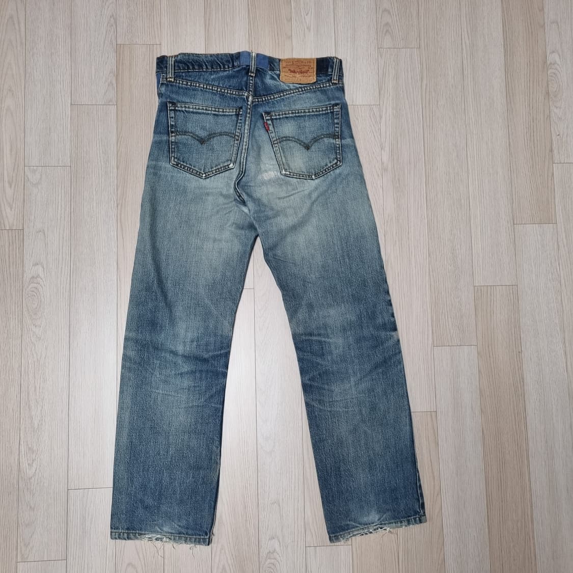 리바이스 재팬 509-0217 빈티지 워싱 데님 블루 청바지 상품이미지3