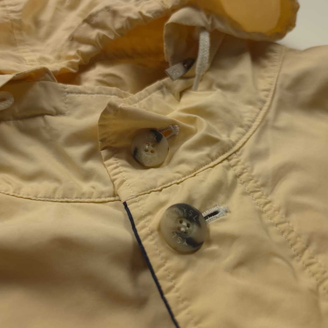 90s 입생로랑 아카이브 자수로고 바람막이 자켓 (XL) 상품이미지4