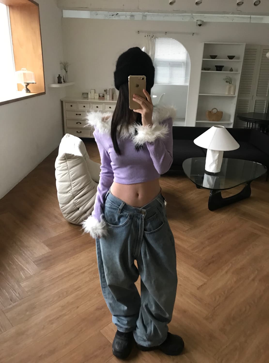 vintage fur corp knit 상품이미지3