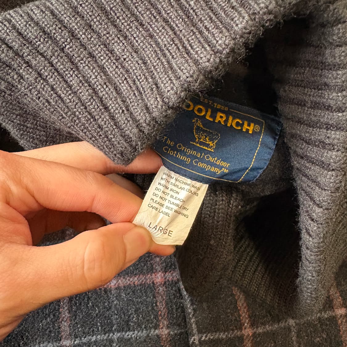 Woolrich 정품 울리치 체크 자켓 상품이미지5