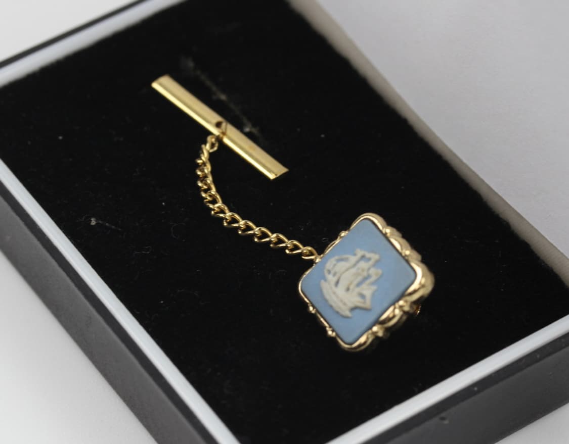 웨지우드 A등급 남자 명품 뱃지 포인트 핀 제스퍼 상품이미지1