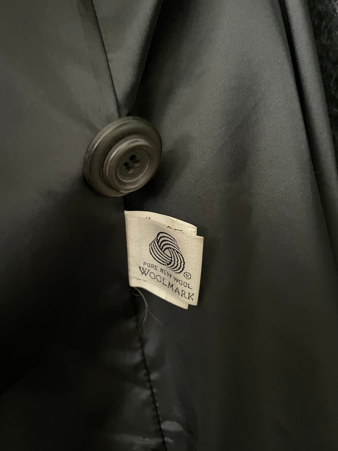 vintage hairy wool single long coat 상품이미지8