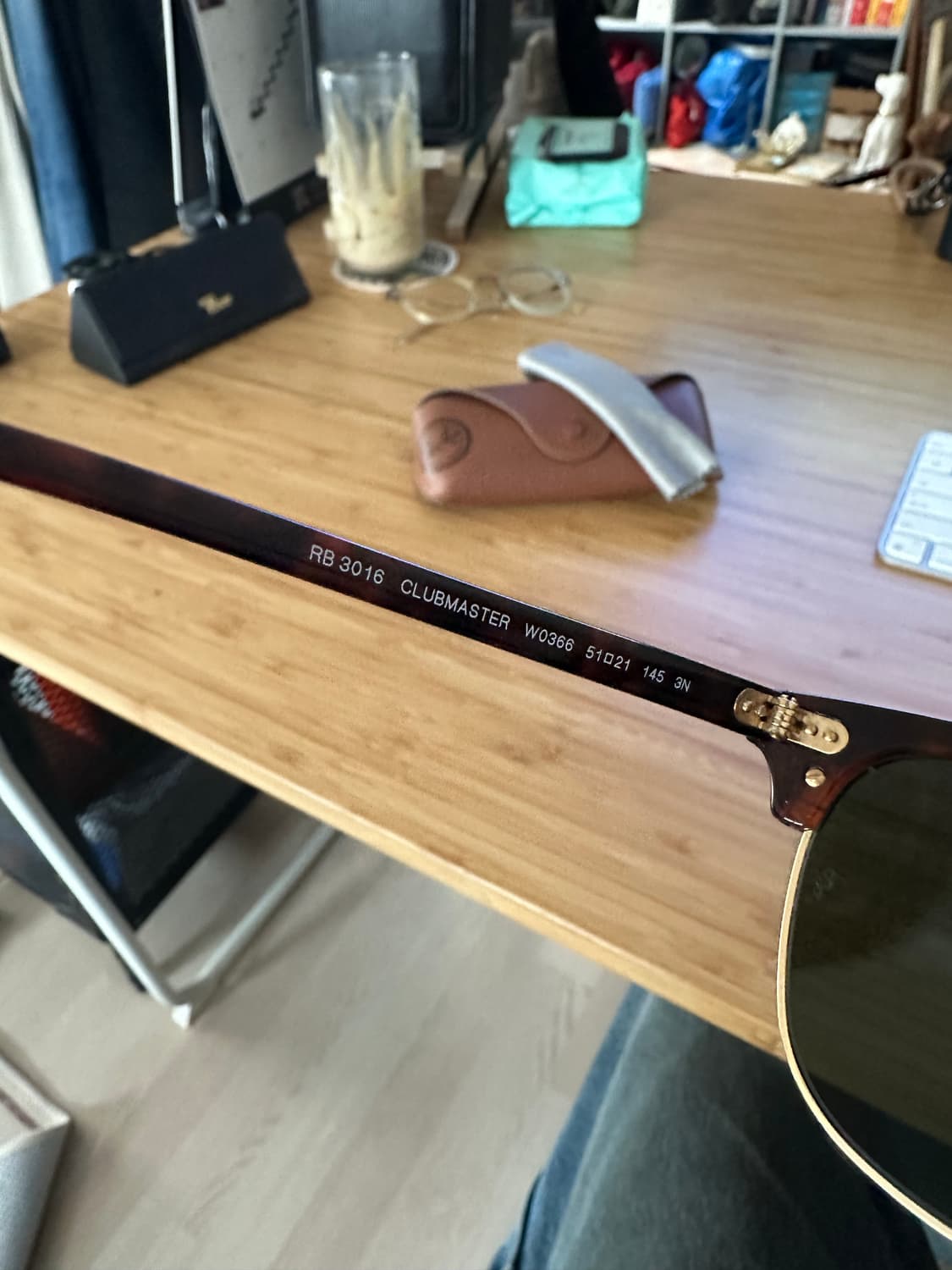 레이밴 클럽마스터 호피브라운 51 상품이미지3