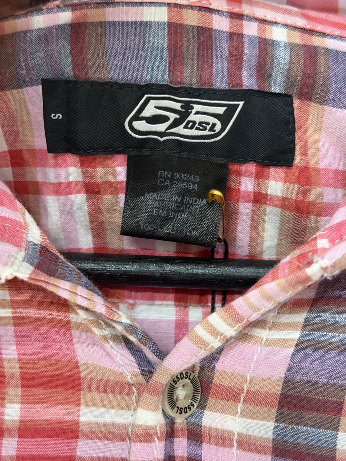 55DSL check pattern hood shirt 상품이미지10