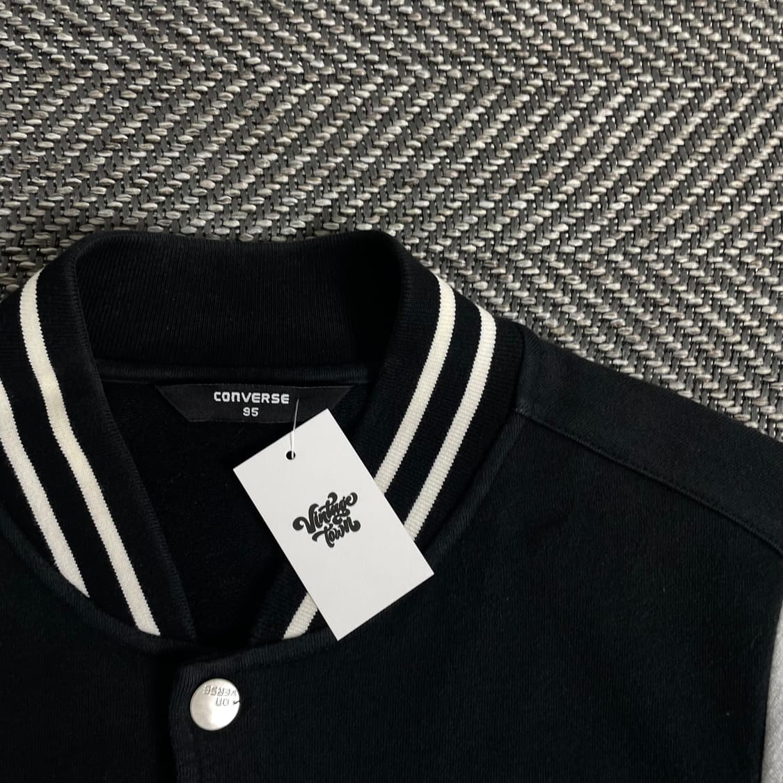 00s 컨버스 빅로고 올드스쿨 스웻 바시티 자켓y 2880 상품이미지8