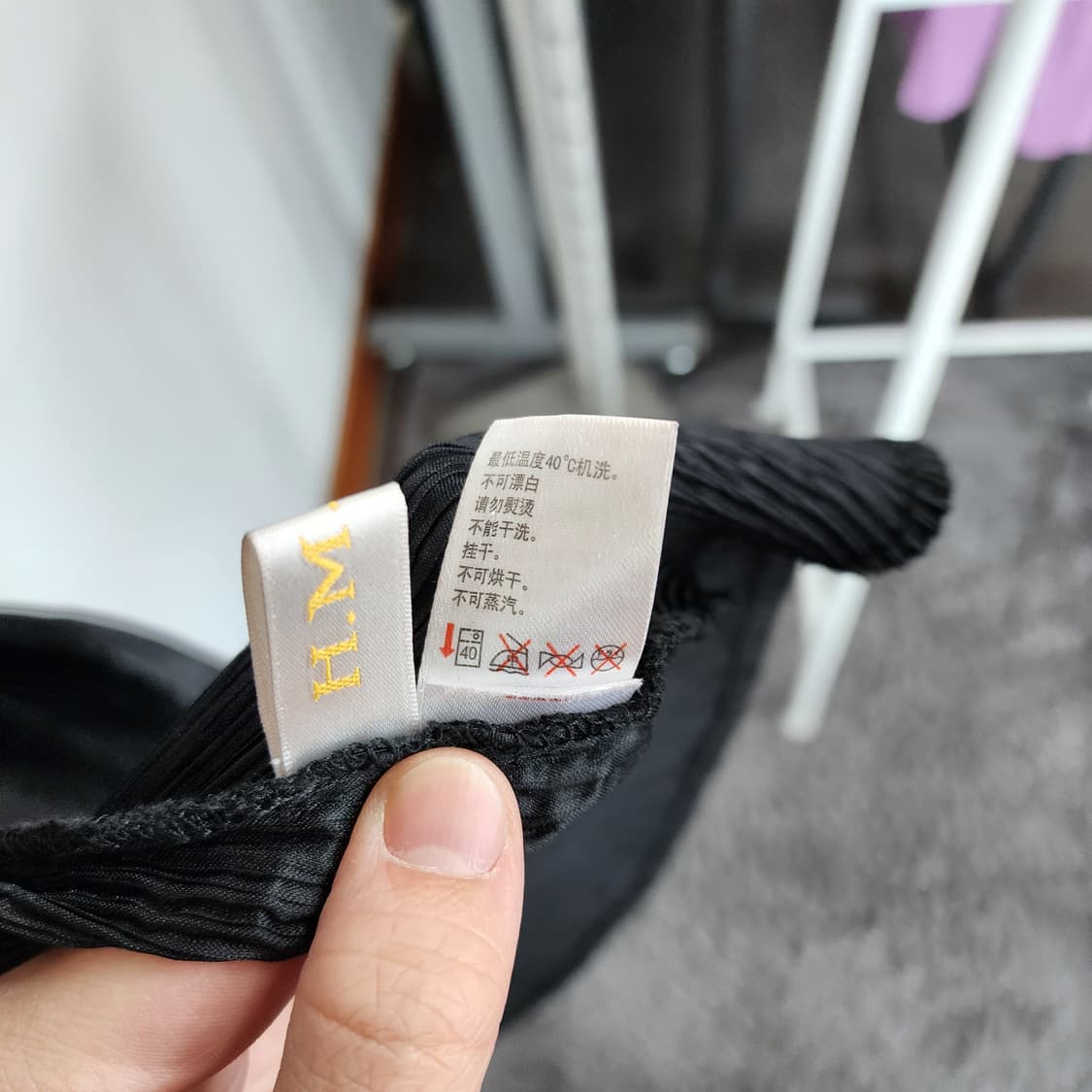 블랙 시스루 플리츠 롱 가디건 상품이미지7