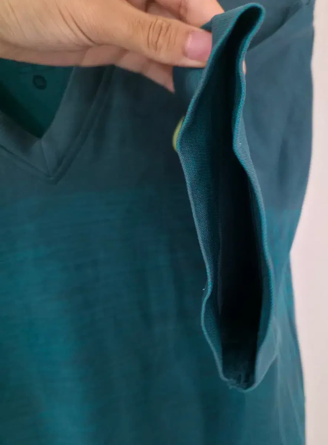 나이키 드라이핏 V넥 반팔 티셔츠 그린 색상 XL 상품이미지4