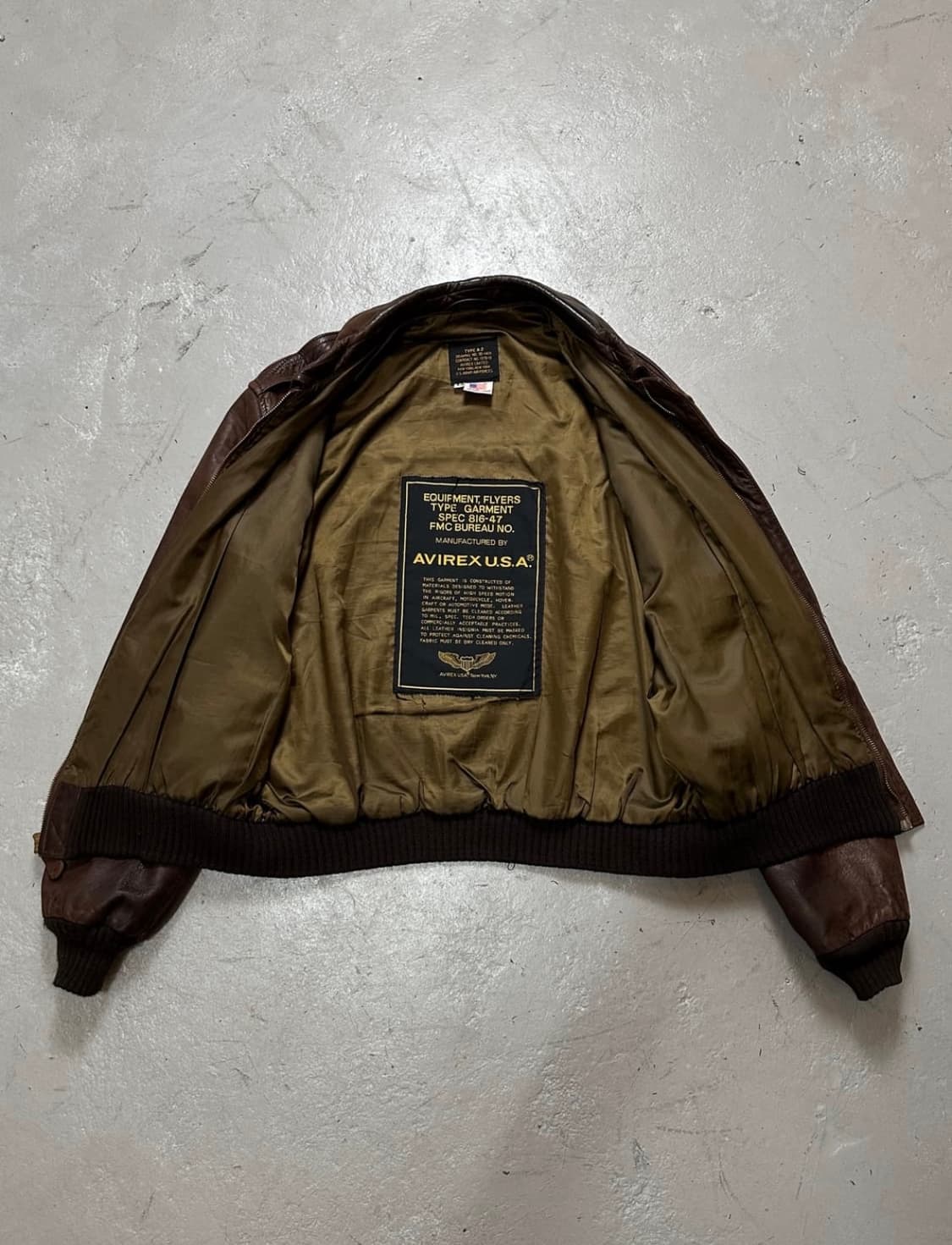 Avirex a-2 44사이즈 자켓 상품이미지3