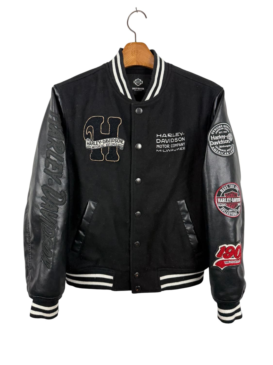 할리데이비슨 멀티패치 스타디움 바시티 자켓 S 상품이미지1