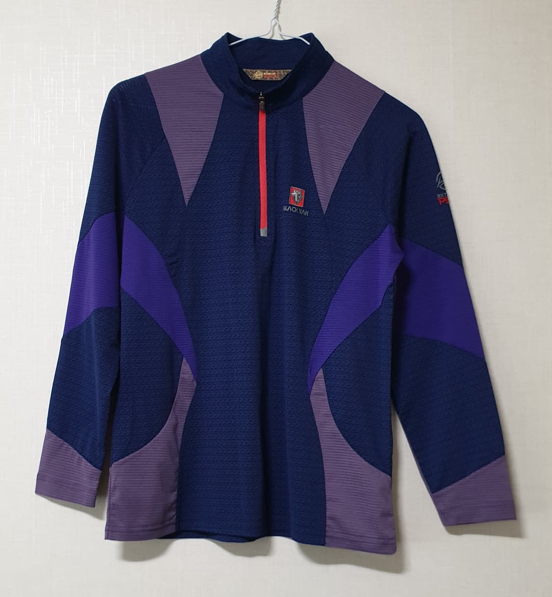 블랙야크 여성 반집업 긴팔티 95사이즈 상품이미지1