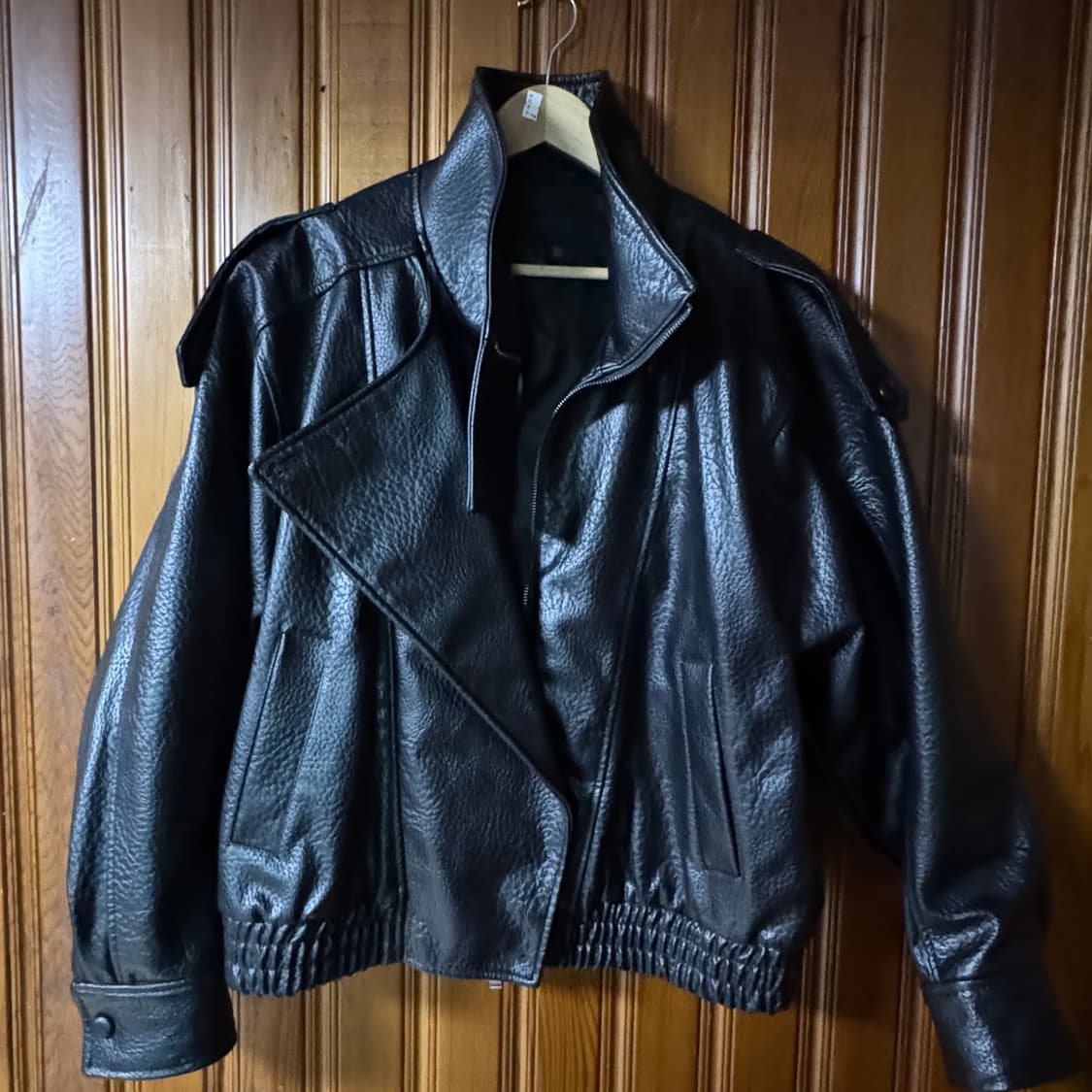 ZARA 25f/w 페이크 레더 자켓 L 상품이미지2