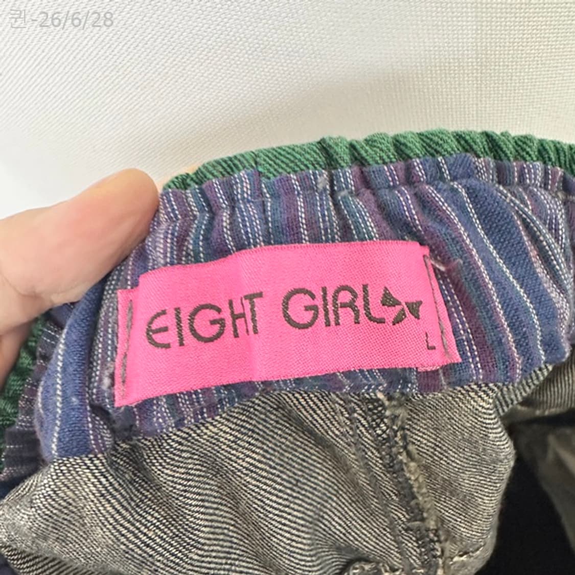 
보세 여자 편한 밴딩 면바지 L  EI 상품이미지7