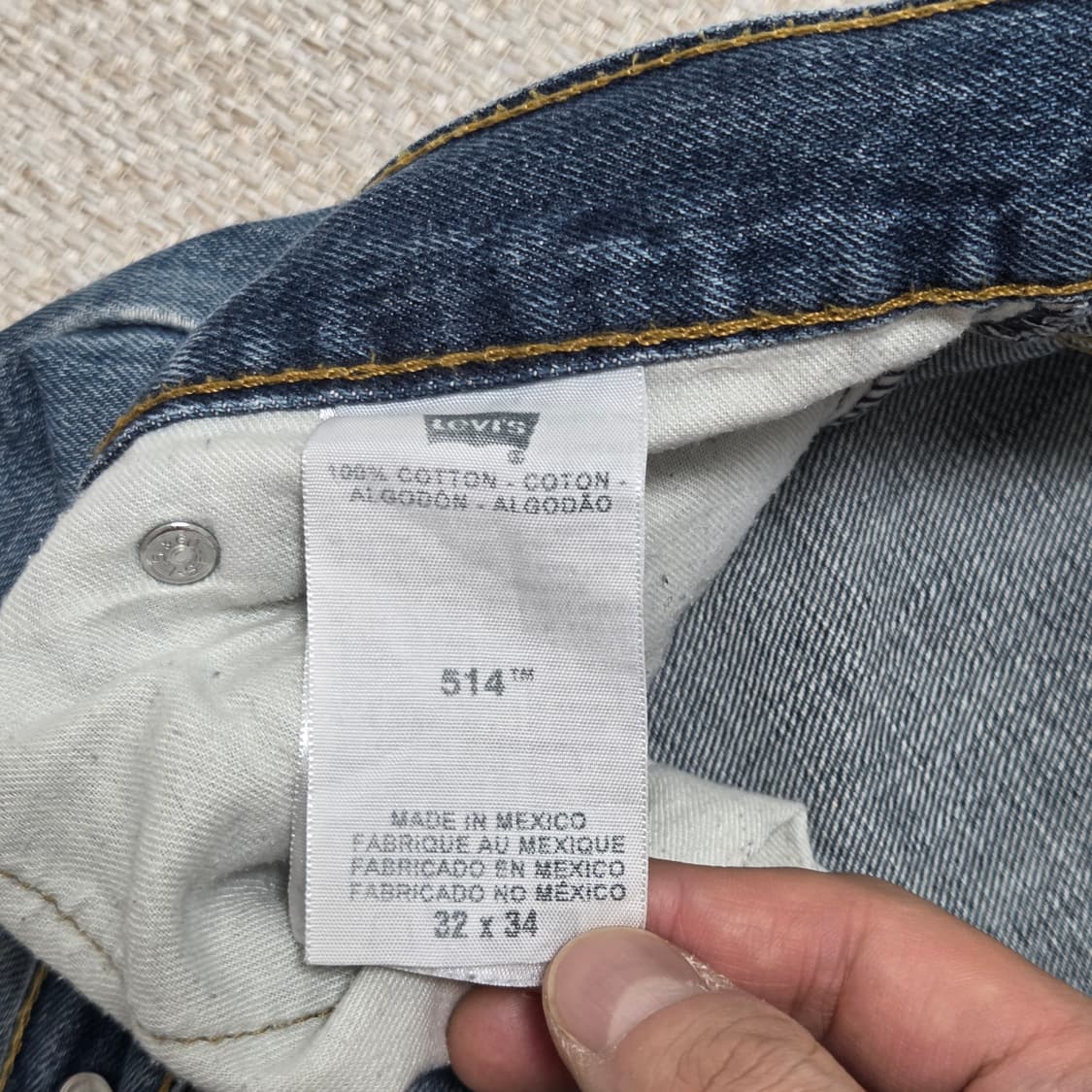Levi's 리바이스 514 멕시코 스트레이트 데님 팬츠 상품이미지4