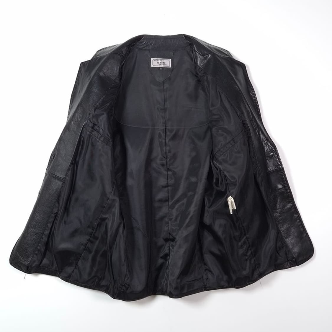 빈티지 소가죽 클래식 2버튼 레더 블레이저 자켓 M 상품이미지5