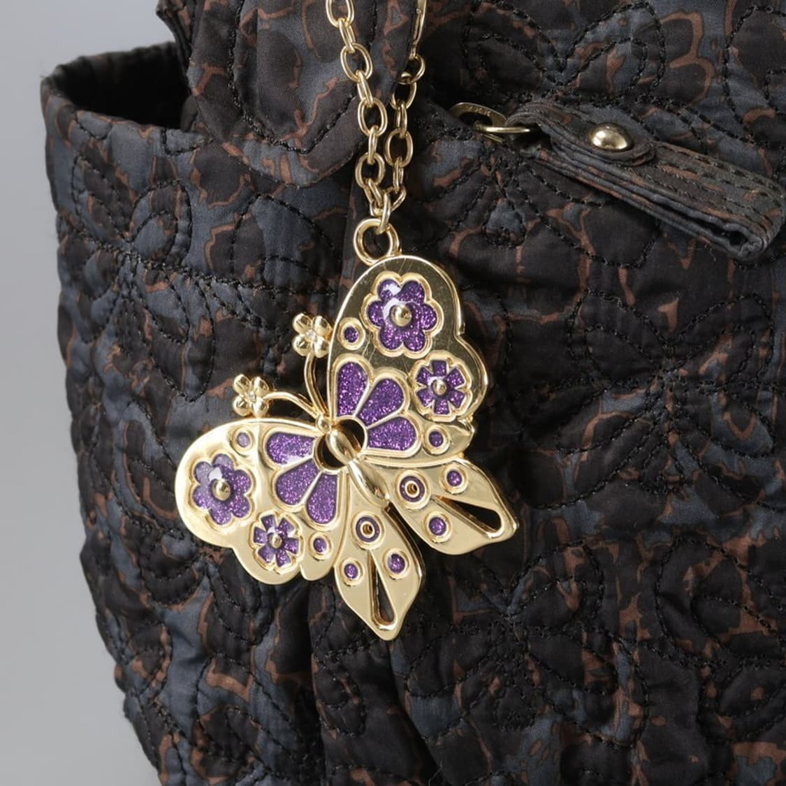 안나수이 나비 나일론 퀼팅 토트백 상품이미지4