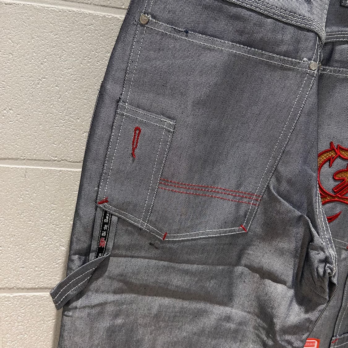 Hip-Hop Silver Bermuda Pants 상품이미지8