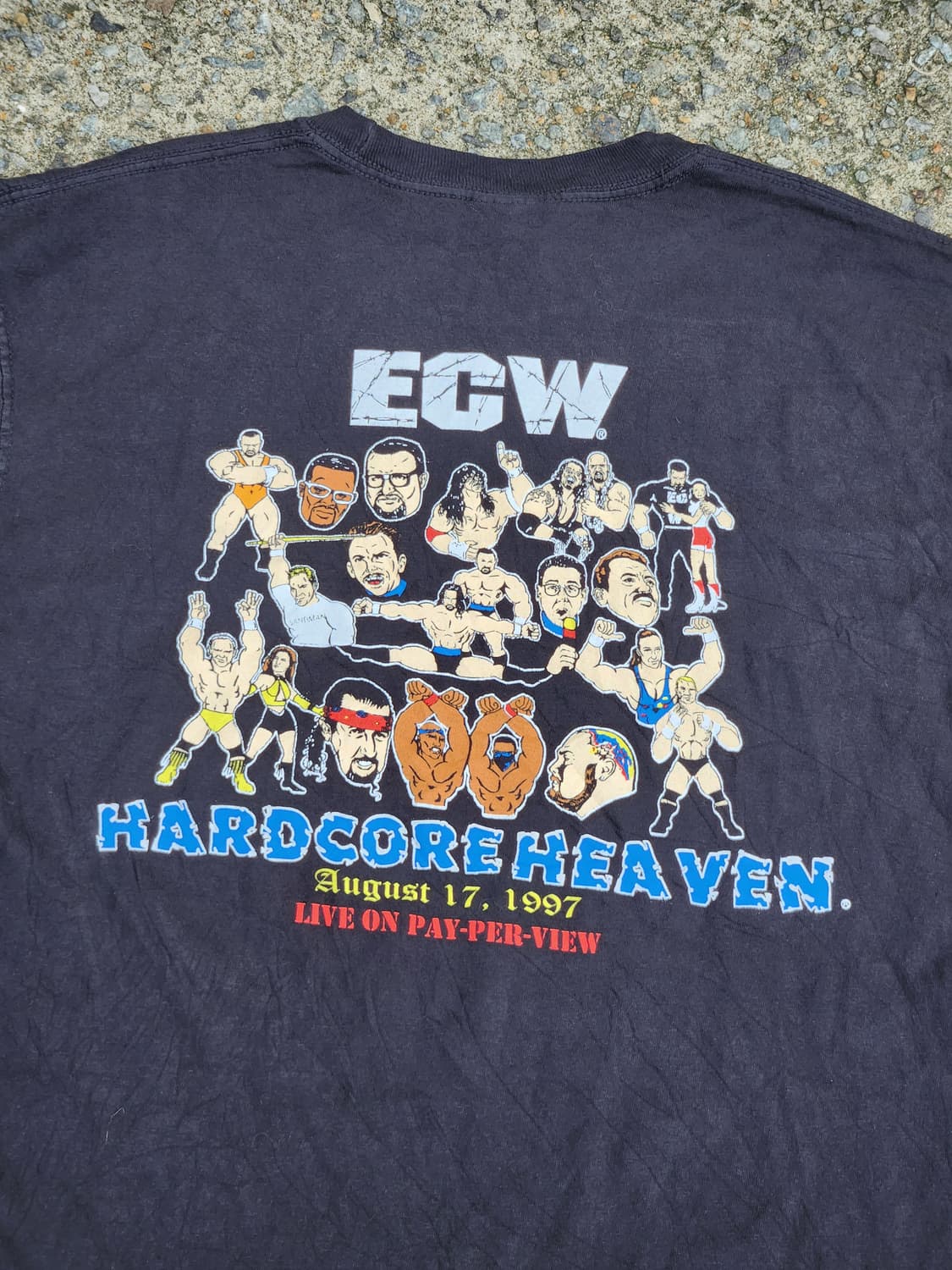 ECW 하드코어 헤븐 반팔 M 상품이미지7