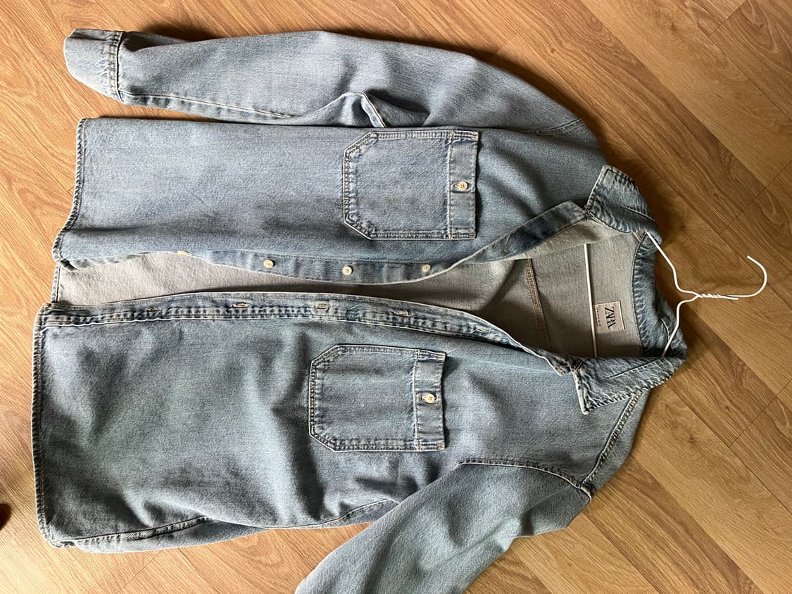 자라 청자켓 사이즈 xl정도 상품이미지1