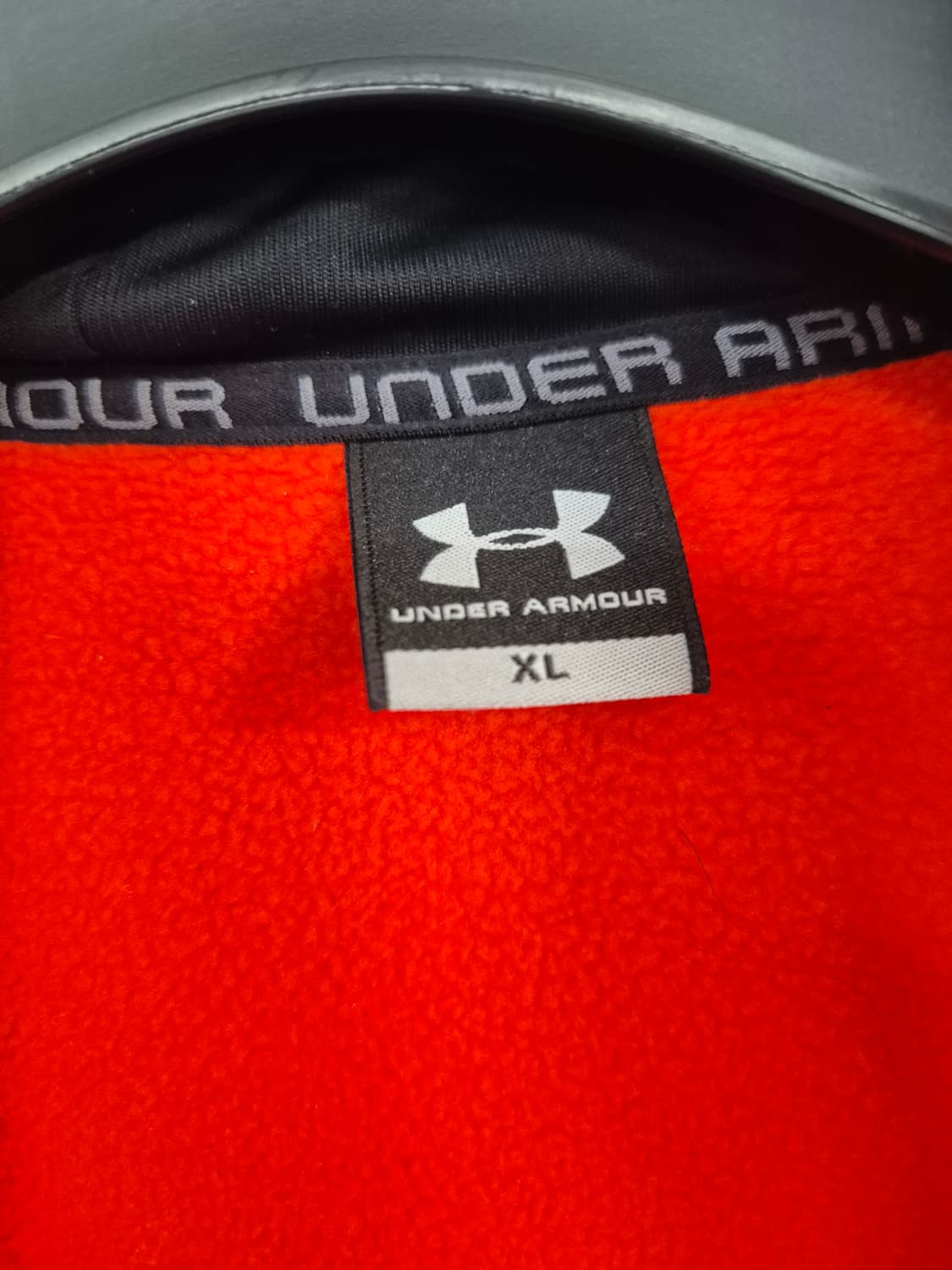 언더아머 오렌지색 후드 집업 상품이미지6