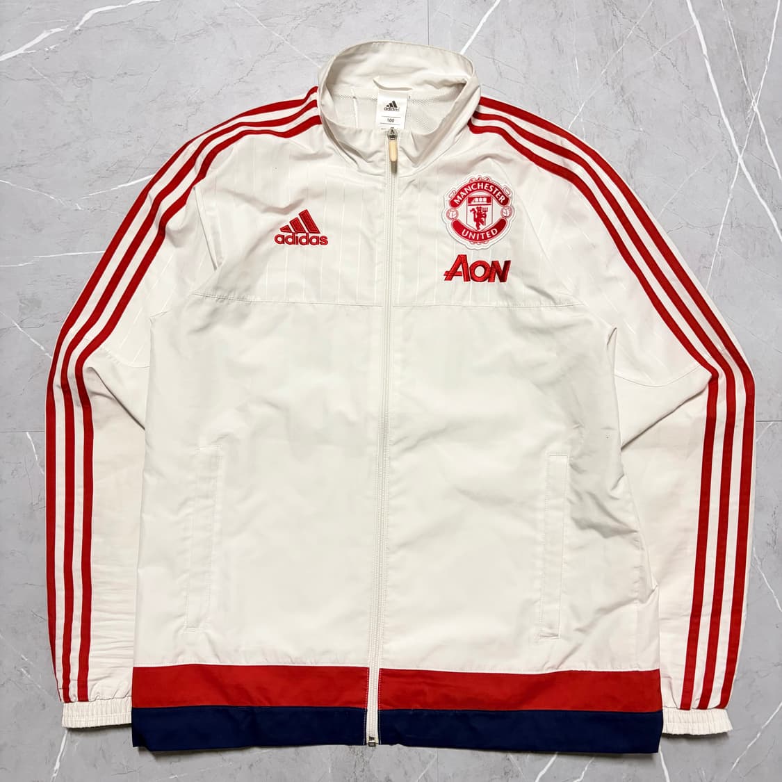 15 16 아디다스 맨유 맨체스터 유나이티드 축구팀 바람막이 L 상품이미지2