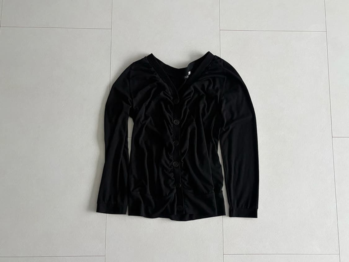 shirring v-neck cardigan 상품이미지2