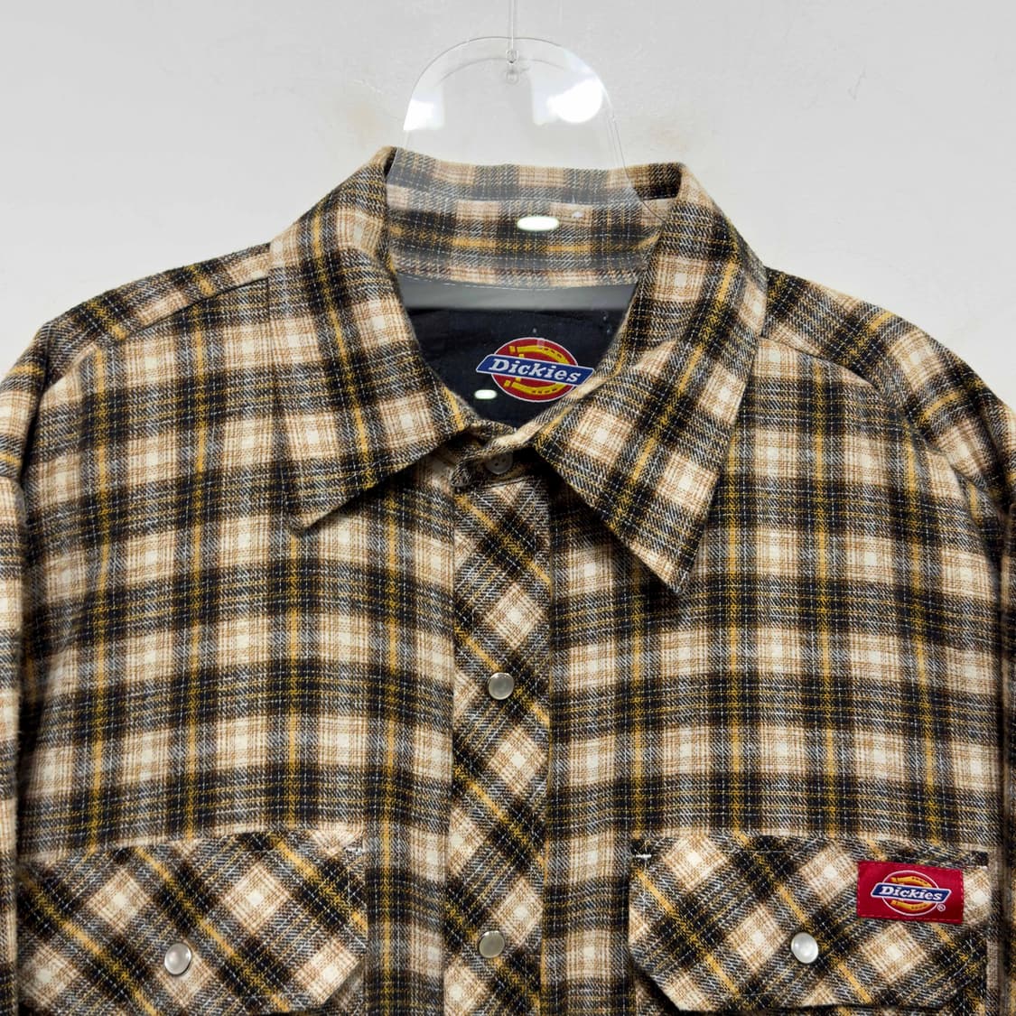 디키즈 체크 퀄팅 안감 셔츠 상품이미지2