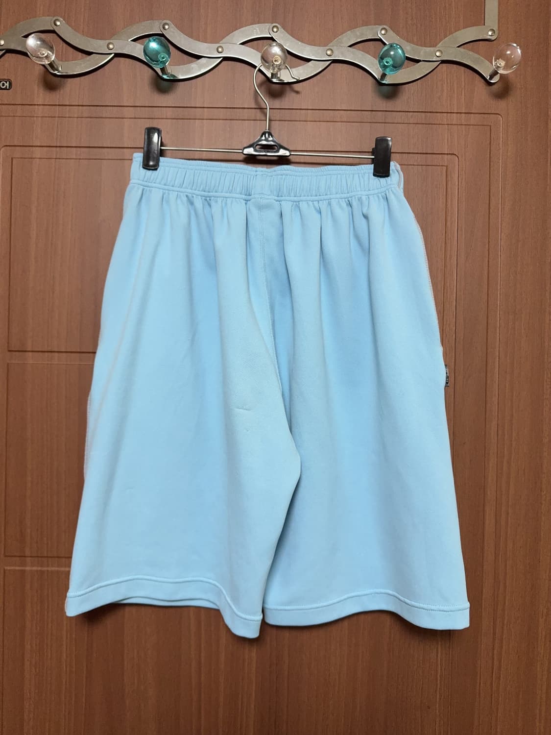 아디다스 빈티지 아노깔 서브컬쳐 스카이블루 스포츠 하프팬츠 상품이미지4