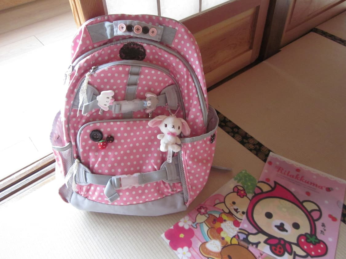 핸드메이드 딸기초코 도트백팩 상품이미지5