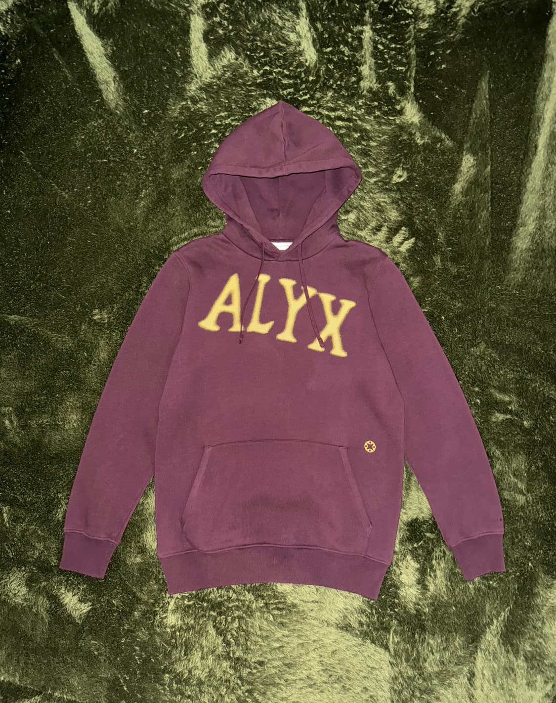 [M] 1017 ALYX 9SM 알릭스 로고 프린트 후디 버건디 와인 상품이미지1