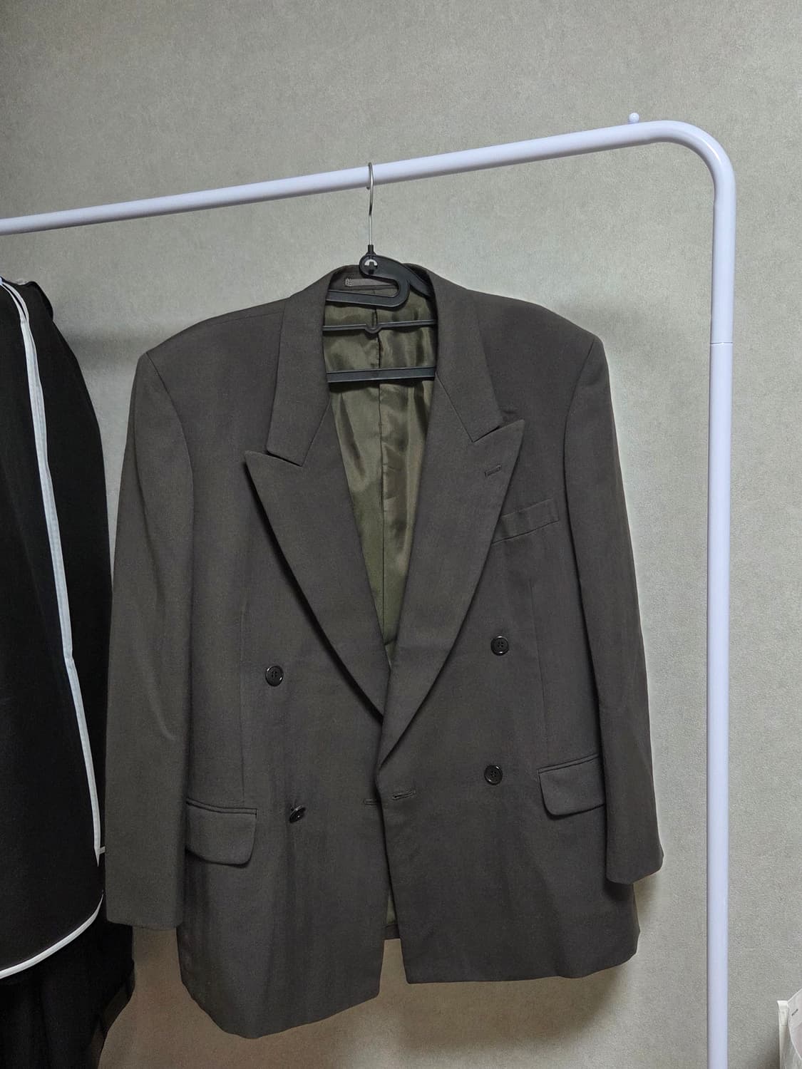 (무배)카키브라운 더블 버튼 블레이저(남자100) 상품이미지1