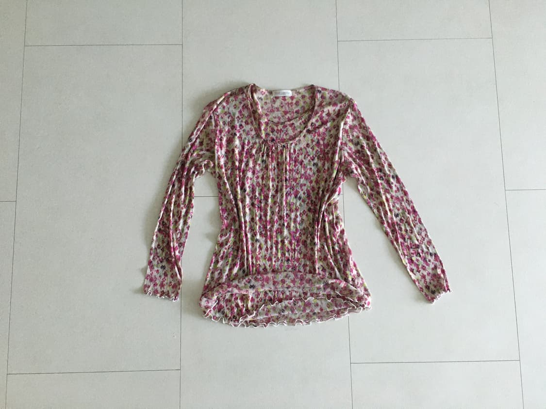 ditsy floral mesh top 상품이미지1